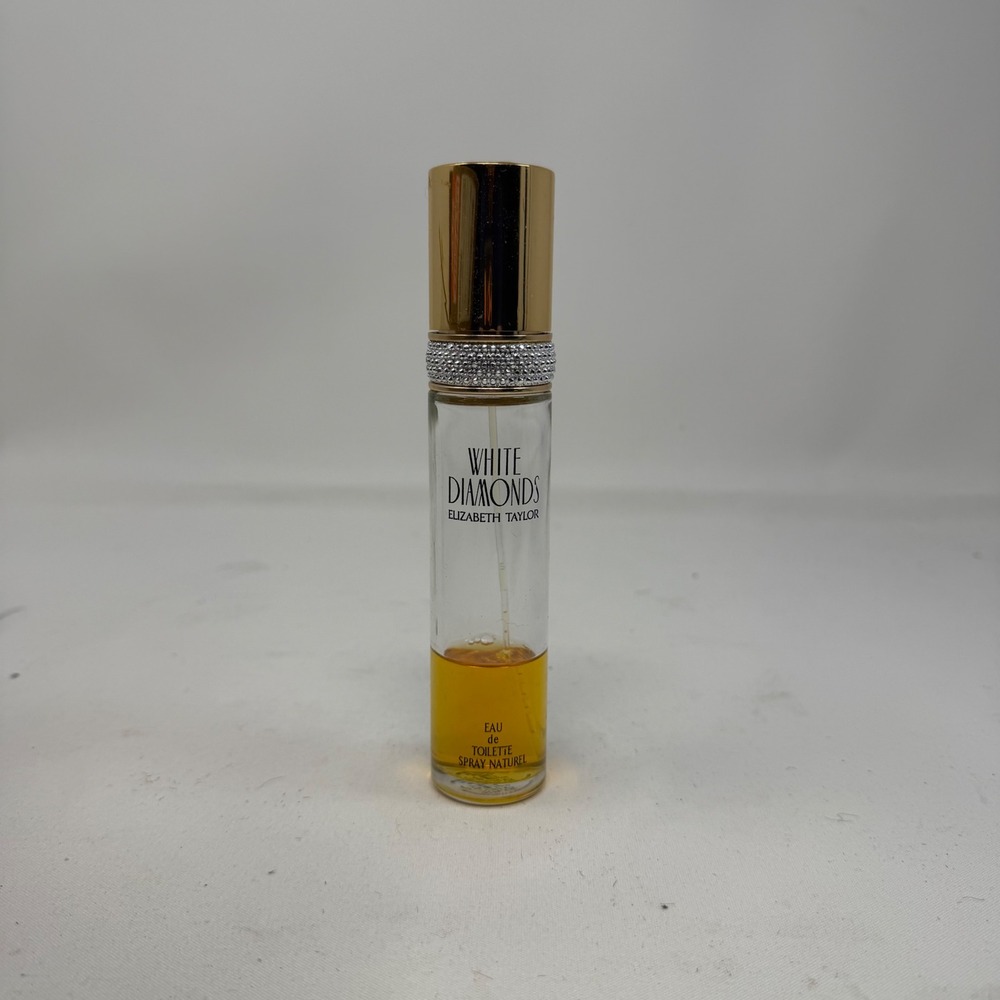 Elizabeth Taylor White Diamonds Eau de Toilette Spray 1.7oz 50ml Partially Full